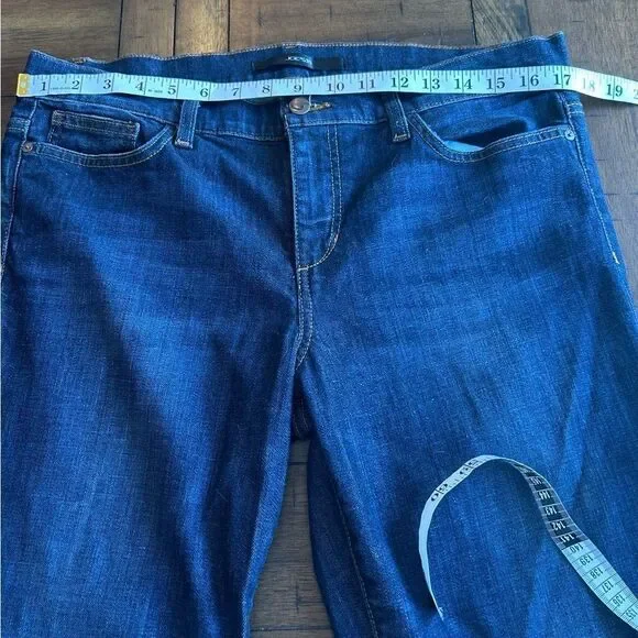 Joe's Jeans Randall Dark Wash Cropped High Rise Jeans Size 32 Style FH6R5906 - Picture 6 of 10